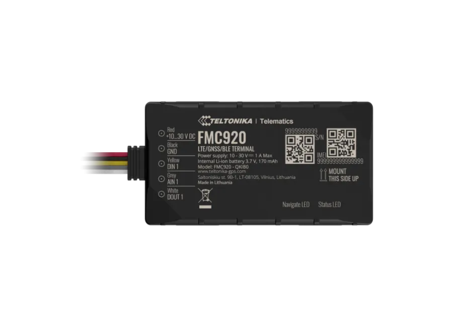 Teltonika FMC920-E 4G LTE GPS lokator za vozila – Precizno pozicioniranje i daljinsko isključivanje